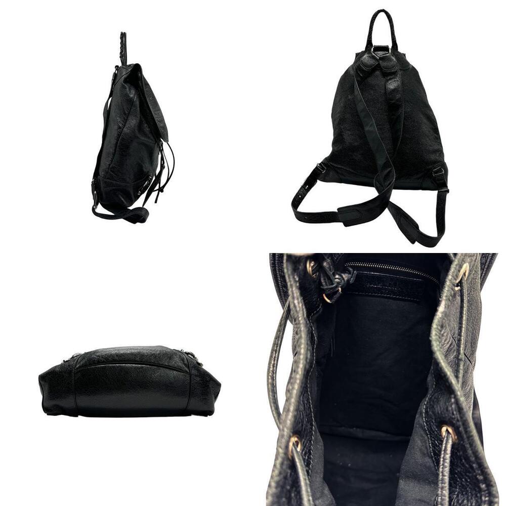 Balenciaga Classic Traveler Backpack Black Silver Leather - Picture 2 of 4